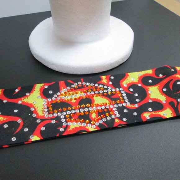 BLINGED out Riding banana w/Fire embellishments and crystals Bad to the bone! main image 4